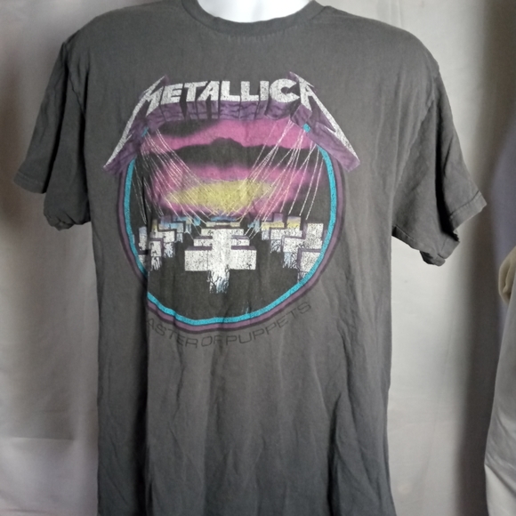 Metallic mens LG T-shirt gray - Picture 1 of 3